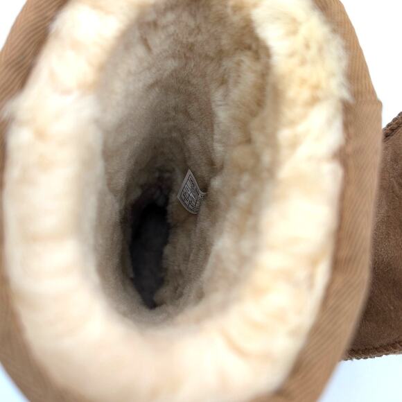 UGG Classic Tall Suede Sheepskin Winter Boots Women's Chestnut Size US6 EU37 - Picture 14 of 16